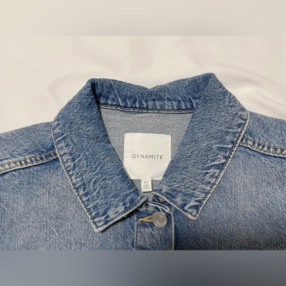 Dynamite Oversized Denim Jacket - Picture 2 of 10